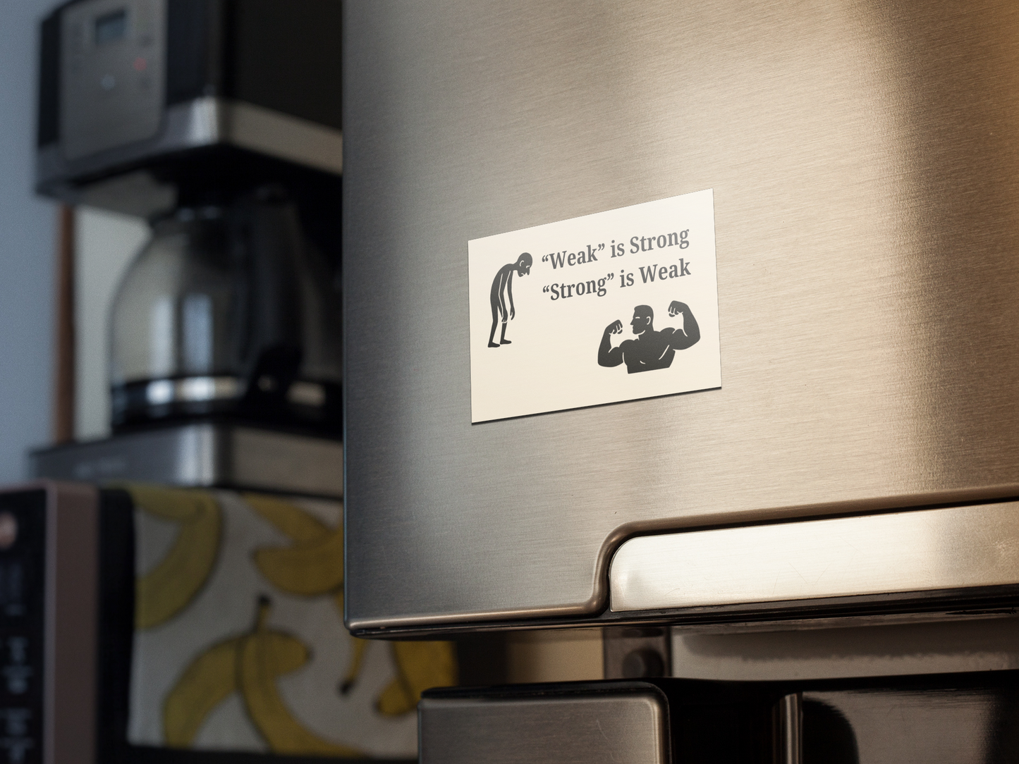 Paradox Wisdom Fridge Magnet Set – Strong is Weak, Fast is Slow