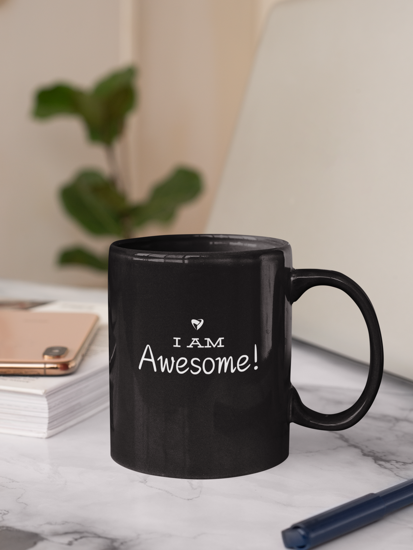 I Am Awesome Coffee Mug – Sip with Self-Love