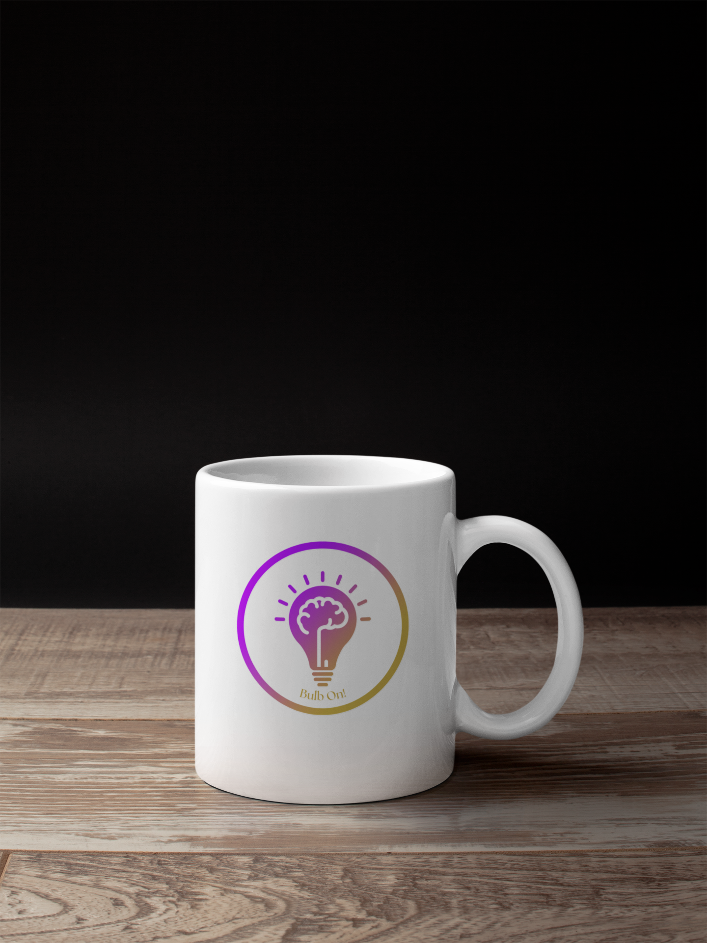 Bulb On Coffee Mug – Sip & Spark Ideas