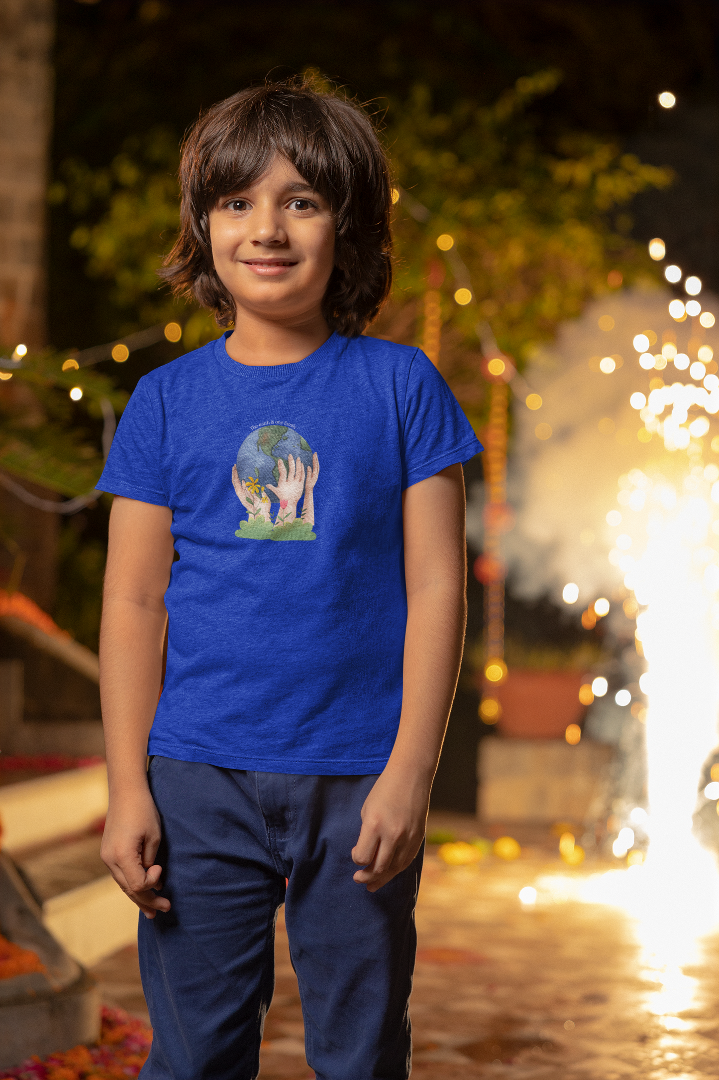 The Earth is One Family T-Shirt for Kids