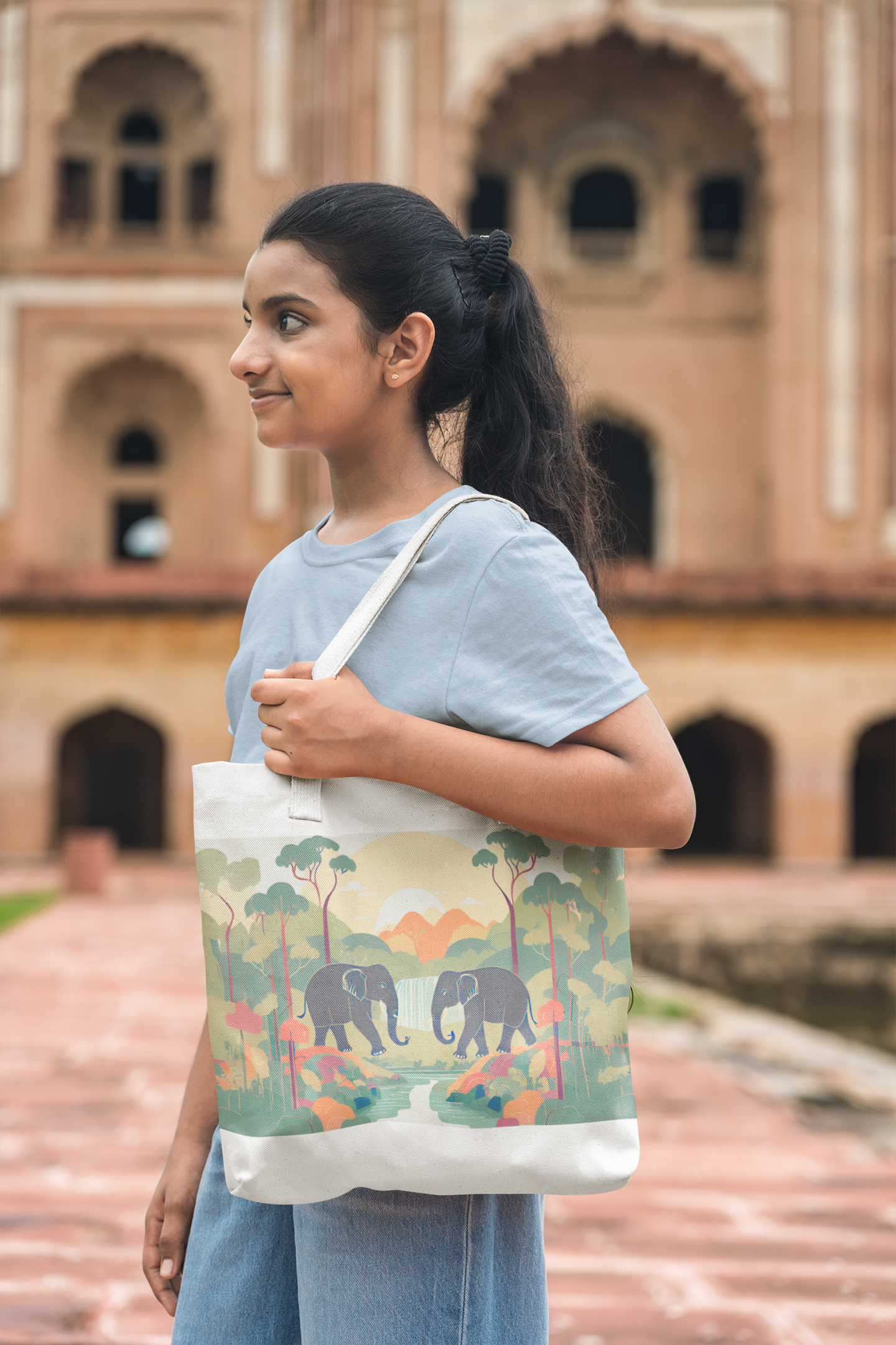Heritage Animal Painting Tote Bag