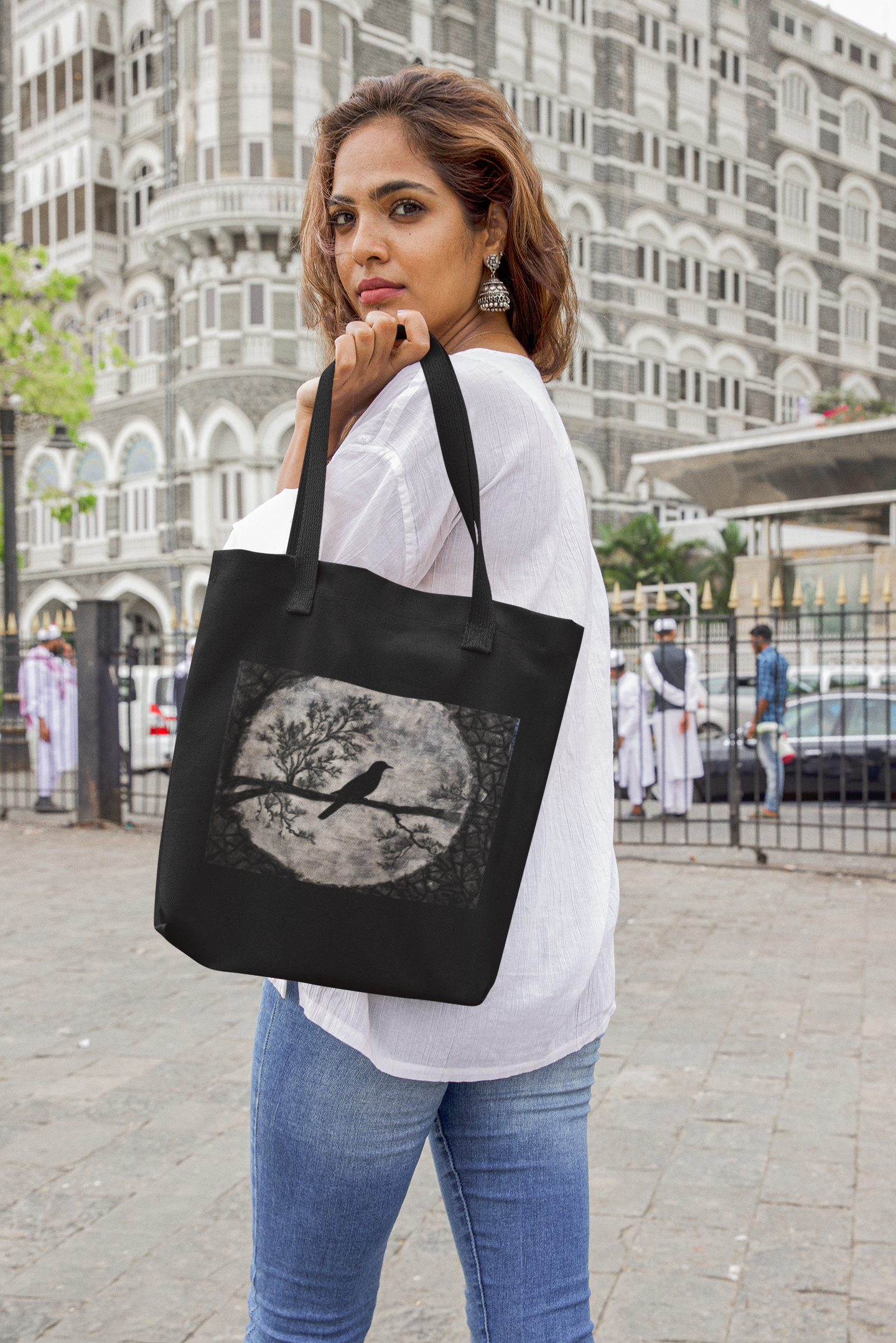 Listen To The Night Tote Bag