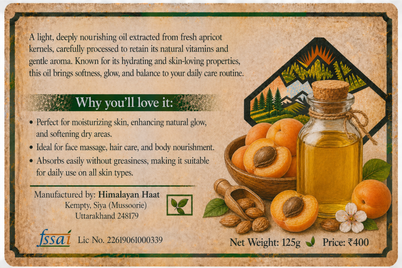 Himalaya Haat Apricot Kernel Oil Cream