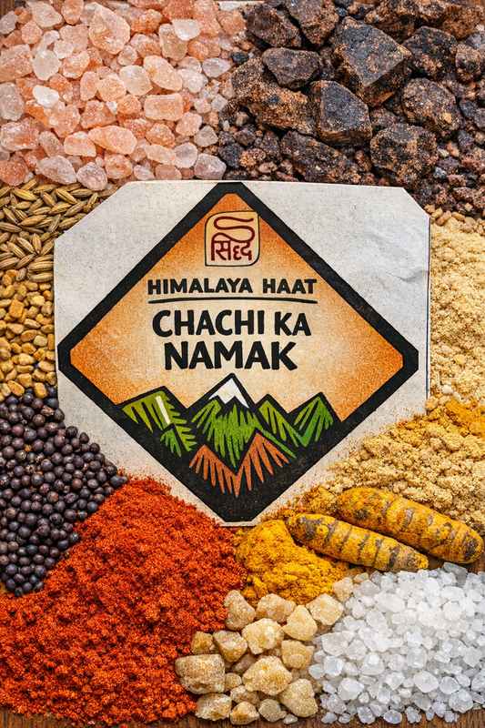 Chachi Ka Namak – Tangy Digestive Salt Blend from the Hills of Uttarakhand