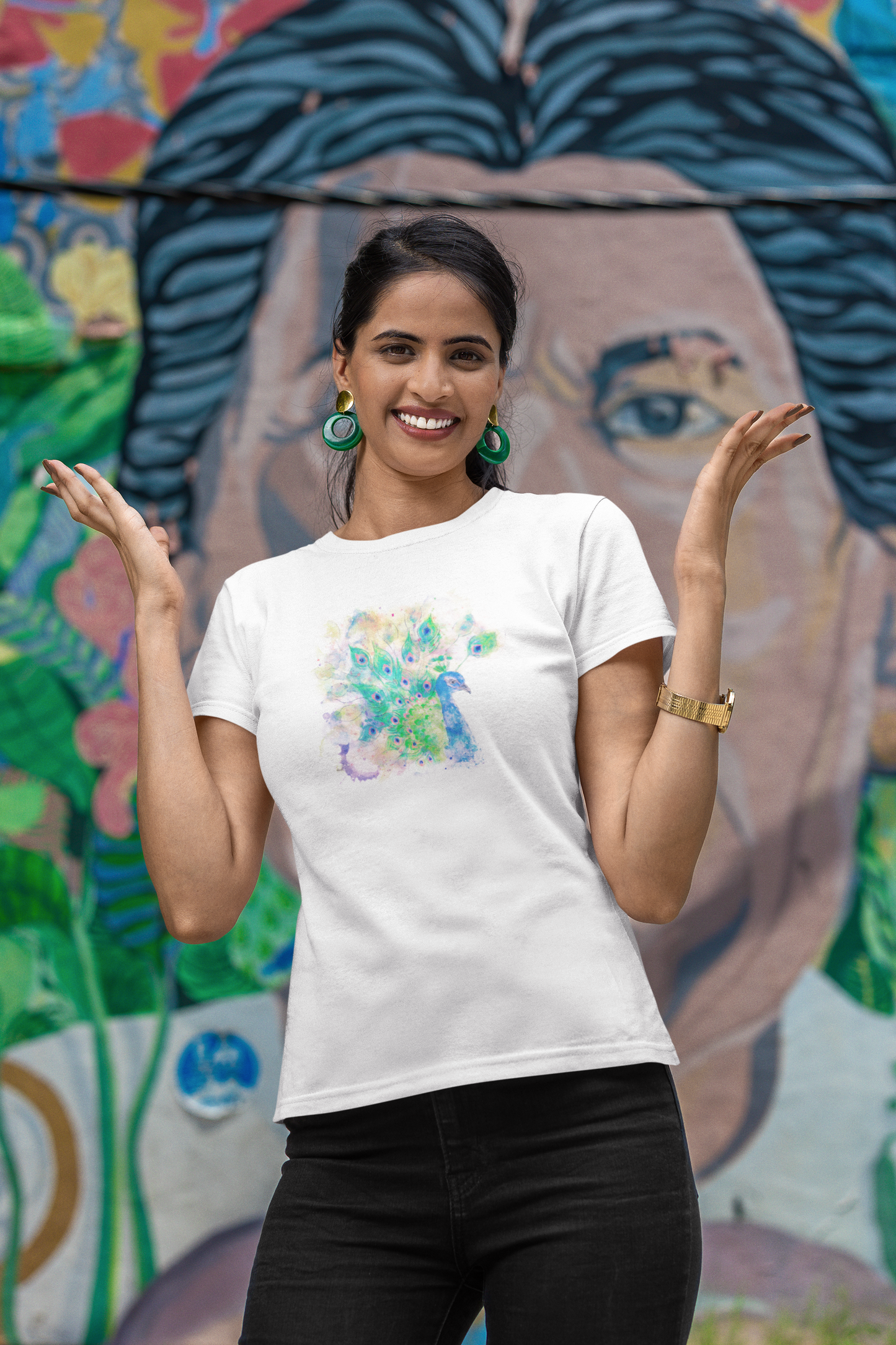 Glory of the Peacock T-Shirt for Women