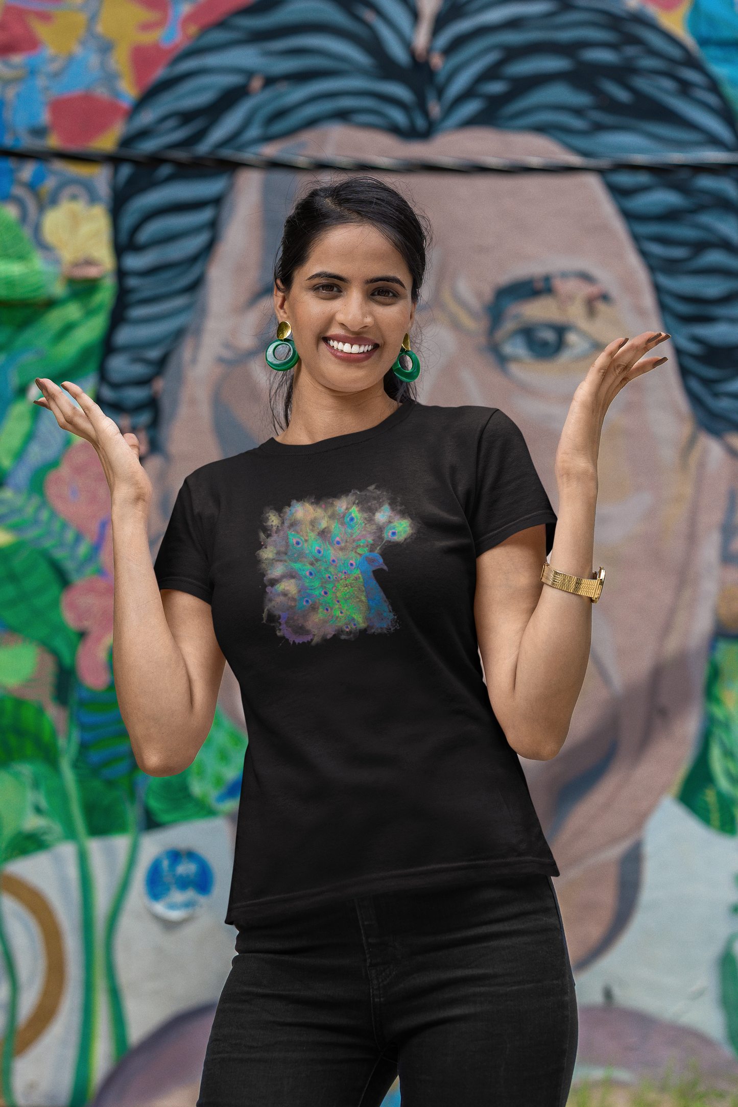 Glory of the Peacock T-Shirt for Women