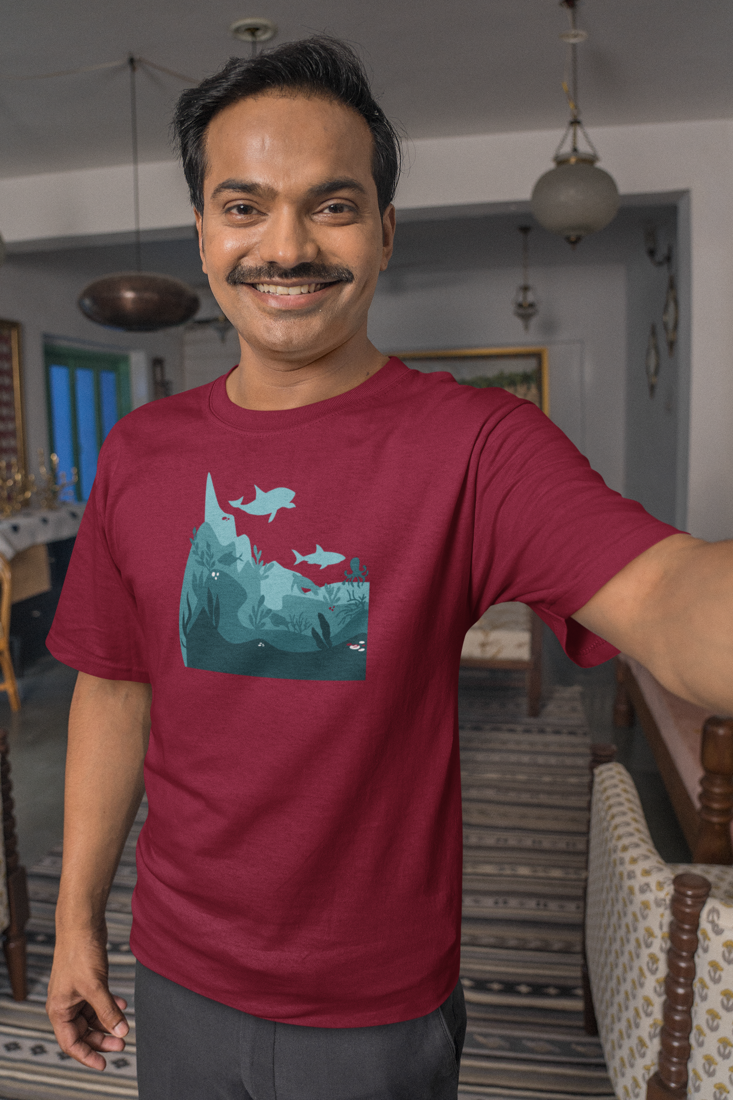 Marine Ecosystem T-Shirt for Men