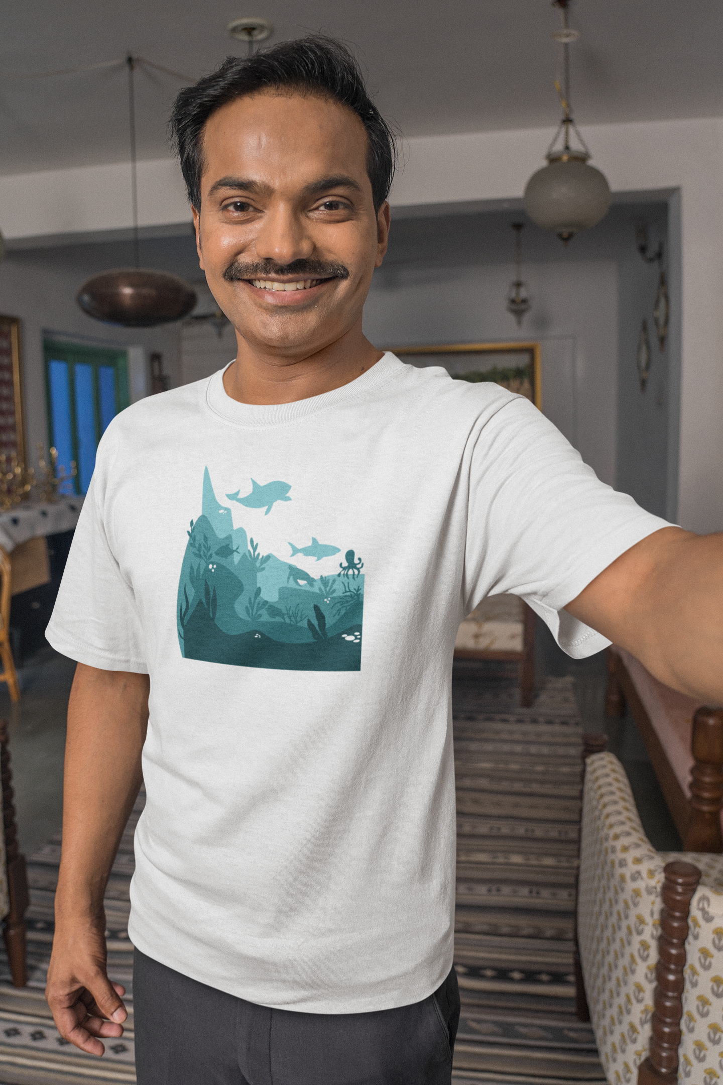 Marine Ecosystem T-Shirt for Men