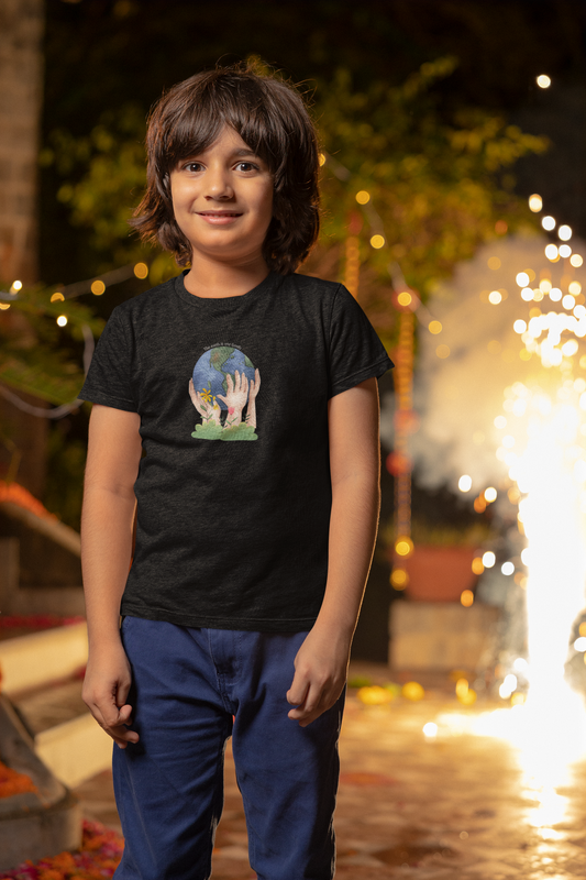The Earth is One Family T-Shirt for Kids